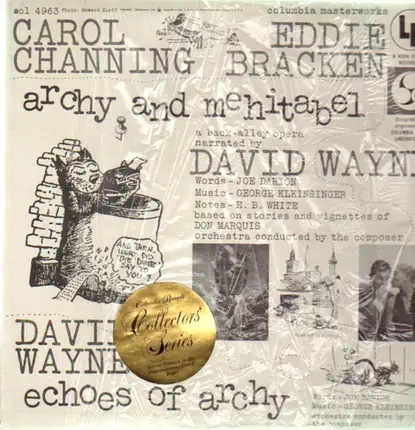 David Wayne - Archy And Mehitabel (A Back-Alley Opera) / Echoes of Archy