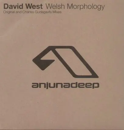 DAVID WEST - WELSH MORPHOLOGY
