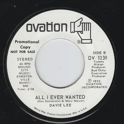 Davie Lee - I'll Just Keep My Dream