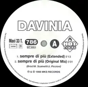 12inch Vinyl Single - Davinia - Sempre Di Più - Signed
