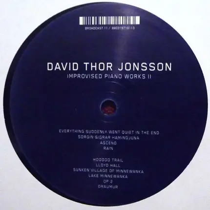 Davíð Þór Jónsson - Improvised Piano Works II
