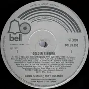 LP - Dawn Featuring Tony Orlando - Golden Ribbons