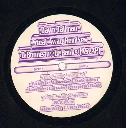 Dawn Tallman - Steal Away (Remixes)