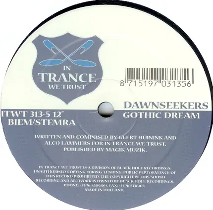 Dawnseekers - Gothic Dream / Twister / Neural Net