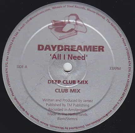 Daydreamer - All I Need