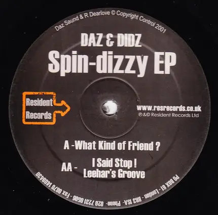 Daz & Didz - Spin-Dizzy EP