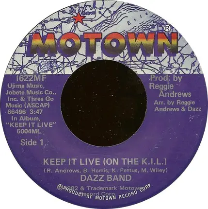 Dazz Band - Keep It Live (On The K.I.L.)