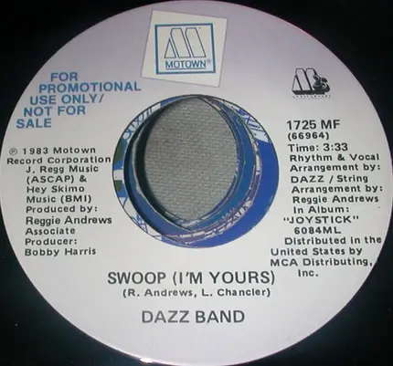 Dazz Band - Swoop (I'm Yours)