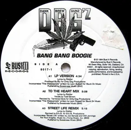 DBG'z - Bang Bang Boogie