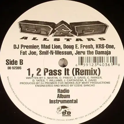 D&D All-Stars - 1, 2 Pass It (Remix)