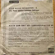 7inch Vinyl Single - De 2 Pico's - Pico Bello Favoriten 3