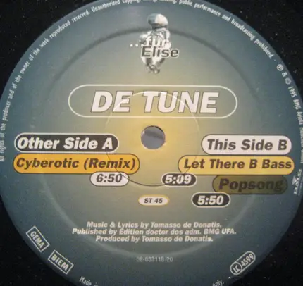 De Tune - Let There B Bass