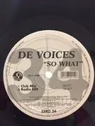 12inch Vinyl Single - De Voices - So What