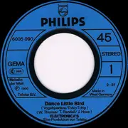 7inch Vinyl Single - De Electronica's - Dance Little Bird