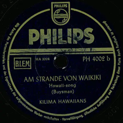 De Kilima Hawaiians - Hawaii / Am Strande Von Waikiki