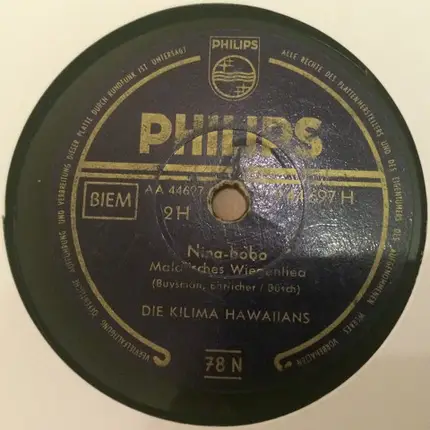 De Kilima Hawaiians - Unter Palmen Am Meer / Nina-Bobo