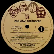 LP - De Strangers - Zeg Maar Strangers