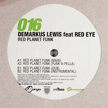 Demarkus Lewis - Red Planet Funk