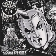 7inch Vinyl Single - Demented Are Go - Hotrod Vampires / Out Of Control - Ltd. Ed., Numbered, Blue Vinyl