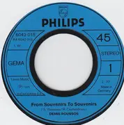 7'' - Demis Roussos - From Souvenirs To Souvenirs