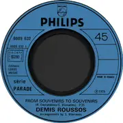 7inch Vinyl Single - Demis Roussos - From Souvenirs To Souvenirs