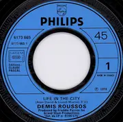 7inch Vinyl Single - Demis Roussos - Life In The City / L.O.V.E. Got A Hold Of Me