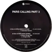 12inch Vinyl Single - Demon Ritchie / David Duriez - Paris Calling Part 3