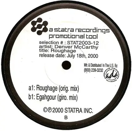 Denver McCarthy - Roughage / Egahgour