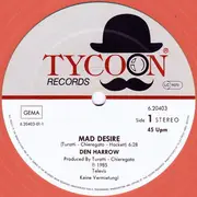 12'' - Den Harrow - Mad Desire - red vinyl