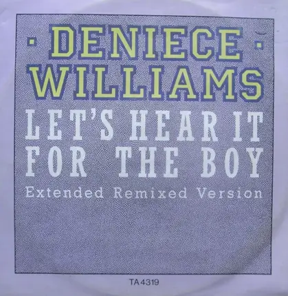Deniece Williams - Let's Hear It For The Boy (Extended Remixed Version)