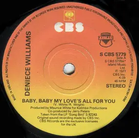 Deniece Williams - Baby, Baby My Love's All For You