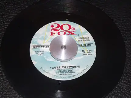 Denise Lor , Hugo Montenegro And His Orchestra - Everything I Do (Concerto Of Love) / You're Everywhere