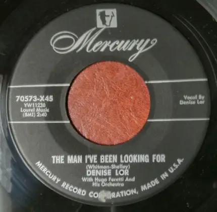 Denise Lor With The Hugo Peretti Orchestra - Butterfingers / The Man I've Been Looking For