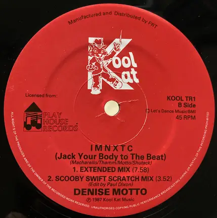 Denise Motto - Doing It Properly - Is XTC