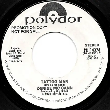 Denise McCann - Tattoo Man