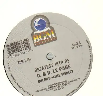 Denis & Denyse LePage - Greatest Hits Of D. & D. Le Page