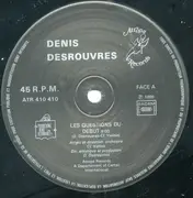 12inch Vinyl Single - Denis Desrouvres - Les questions du début