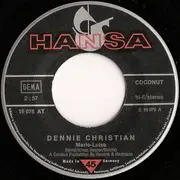 7inch Vinyl Single - Dennie Christian - Marie-Luise / Sieben Briefe
