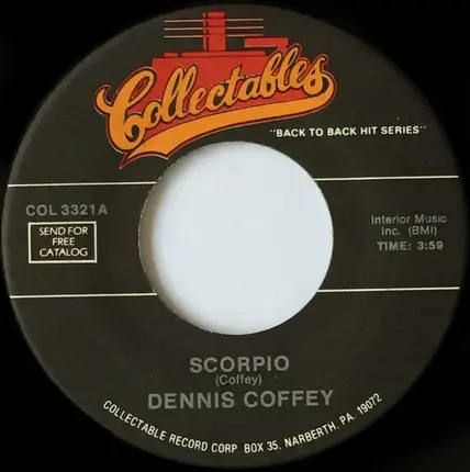 Dennis Coffey And The Detroit Guitar Band / Meri Wilson - Scorpio / Telephone Man