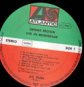 LP - Dennis Brown - Live At Montreux