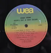 LP - Dennis Brown - Joseph's Coat Of Many Colours - + insert / without OBI