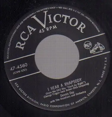 Dennis Day - Mistakes / I Hear A Rhapsody