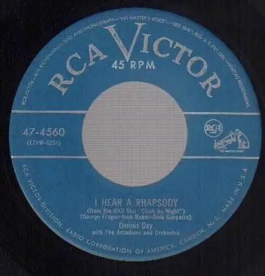 Dennis Day - Mistakes / I Hear A Rhapsody