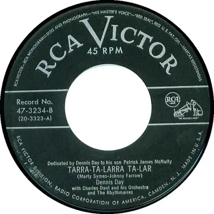 Dennis Day - Galway Bay / Tarra-Larra Ta-Lar