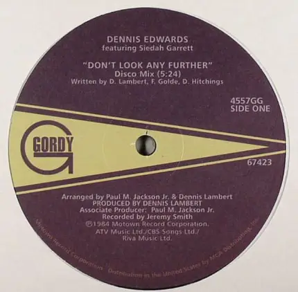 Dennis Edwards / Val Young - Don't Look Any Further / If You Should Ever Be Lonely