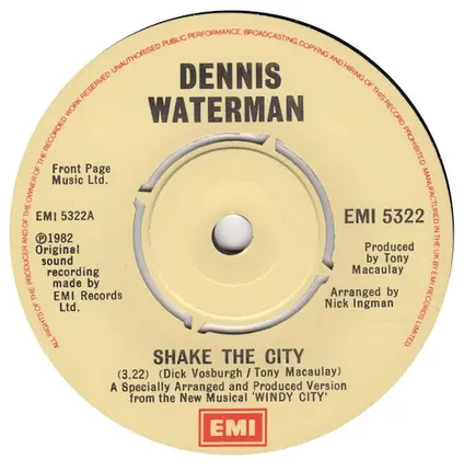 Dennis Waterman - Shake The City