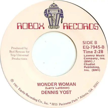 Dennis Yost - Going Through The Motions / Wonder Woman