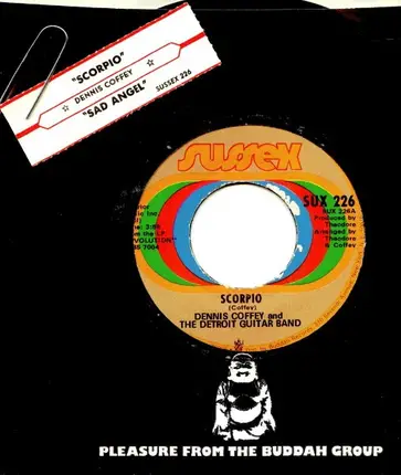 Dennis Coffey And The Detroit Guitar Band - Scorpio / Sad Angel