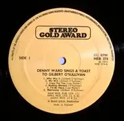 LP - Denny Ward - Denny Ward Sings A Toast To Gilbert O'Sullivan