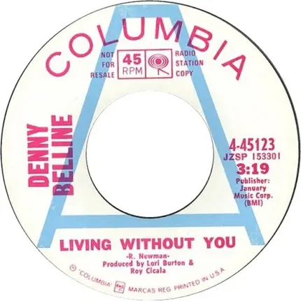 Denny Belline - Living Without You